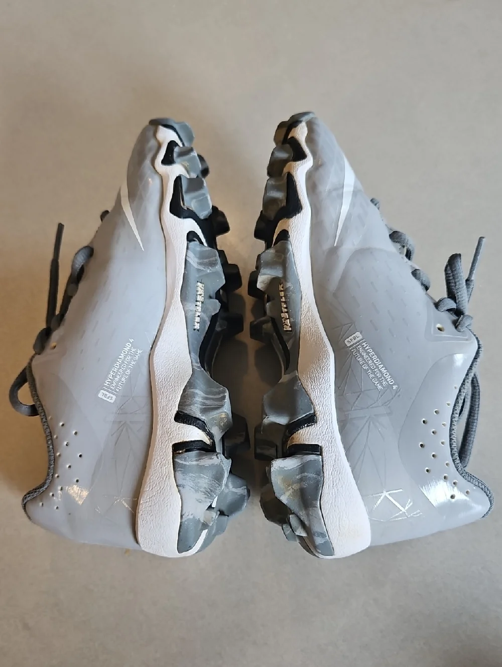 Nike Gray Softball Youth Cleats